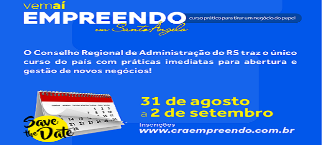 Imersão no empreendedorismo promovido pelo CRA-RS Imersão no empreendedorismo promovido pelo CRA-RS